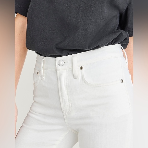 NWT J. Crew 9" toothpick jean in white wash - Picture 4 of 16